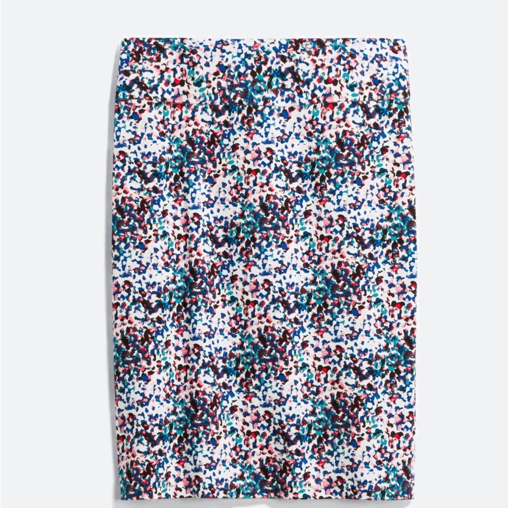 New with Tag Margaret M Colorful Abstract Skirt